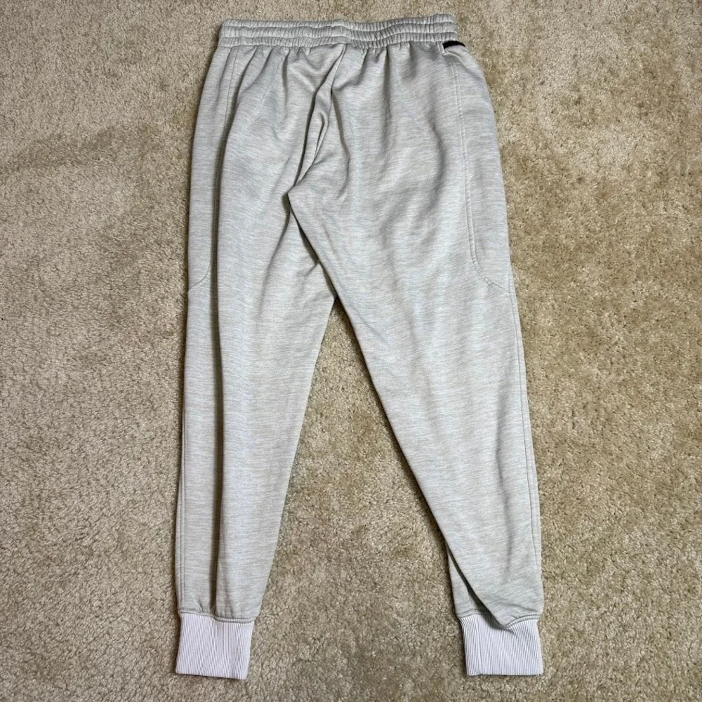 Under Armour Mens Gray Heathered Loose Fit Fleece Jogger Sweatpants Medium MD